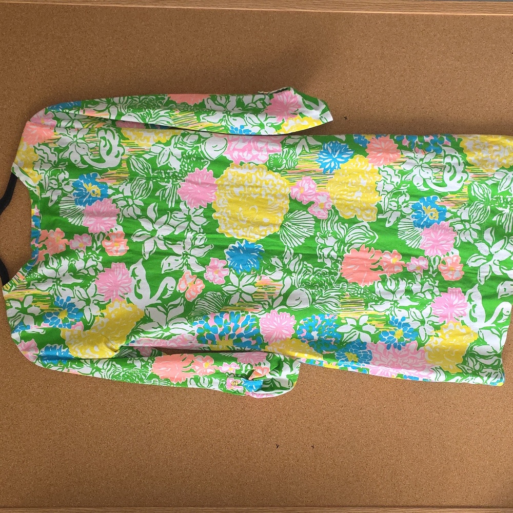 Lilly Pulitzer Multicolor Floral Spring Pima Cotton Dress Size S - Picture 5 of 10